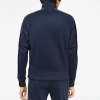 Details for LACOSTE Casual Stand Collar Sweatshirt Jacket in Dark Blue. SH5365