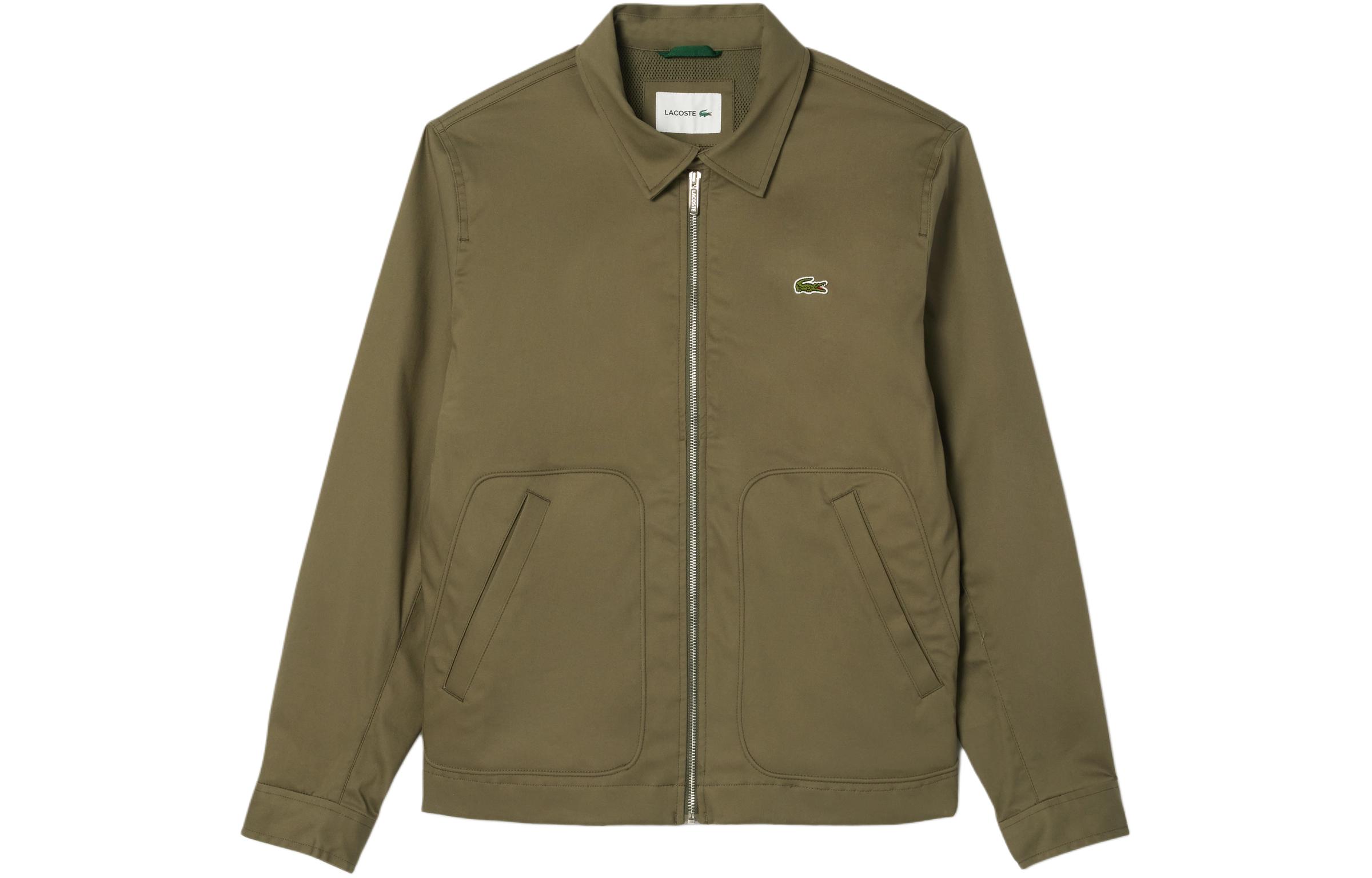 Order LACOSTE  Casual Zip-Up Jacket Khaki Green. BH7198-316