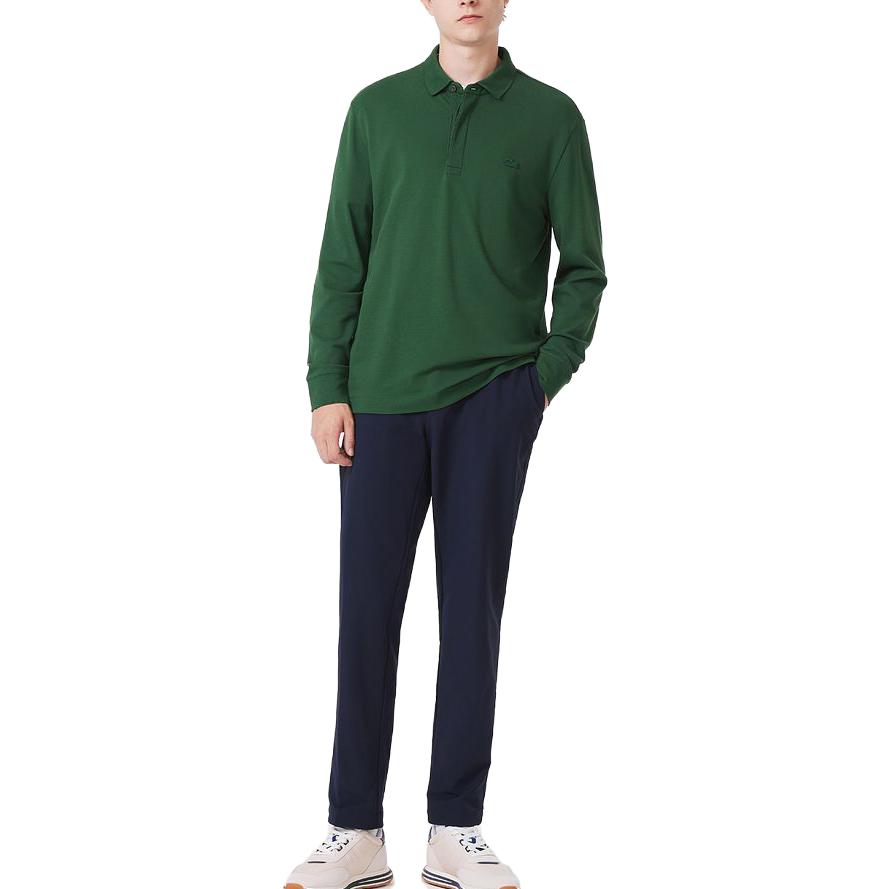 Lookbook LACOSTE  Classic Breathable Slim Fit Long Sleeve Polo Shirt with Logo. PH6248-153349