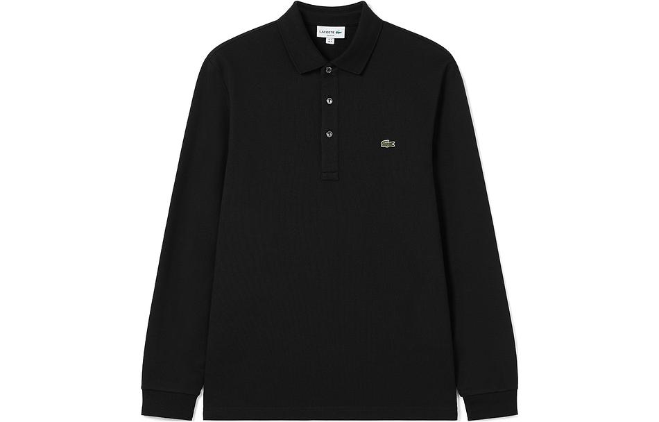 LACOSTE  Classic Fit Breathable Long Sleeve Polo Shirt with Embroidered Logo. PH6254