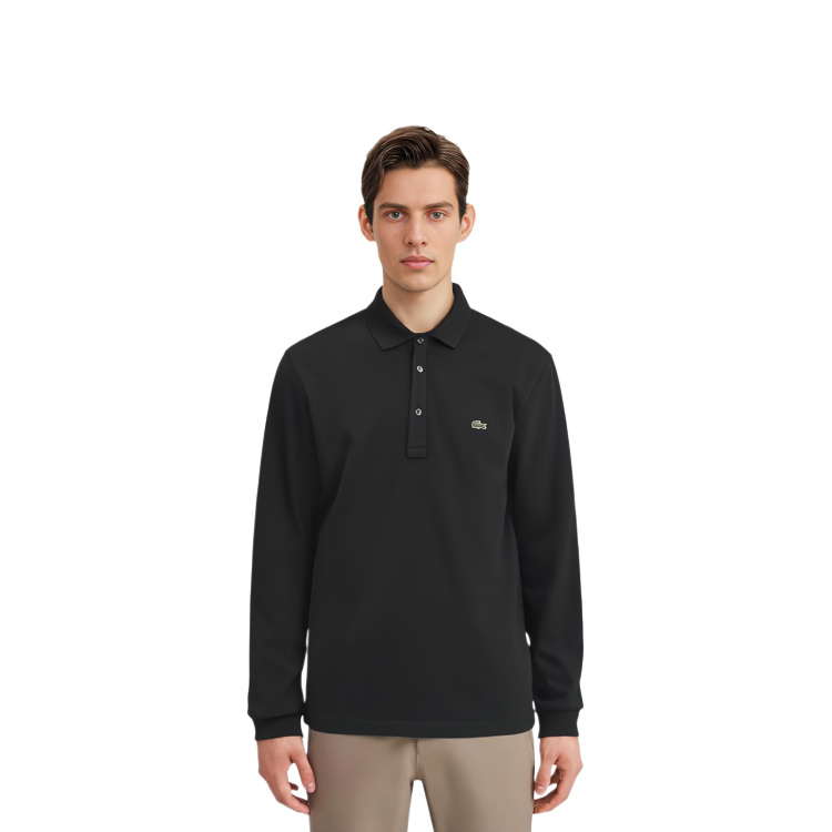 Purchase LACOSTE 經典版透氣長袖POLO衫刺繡Logo PH6254