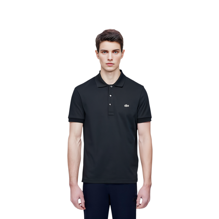 Lookbook LACOSTE 經典版透氣刺繡LOGO POLO衫。 PH6348