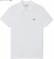 Shop LACOSTE 經典版透氣刺繡LOGO POLO衫。 PH6348