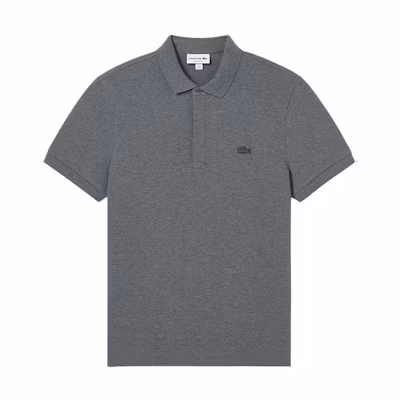 LACOSTE Classic Fit Breathable Polo Shirt with Logo Embroidery. PH6290