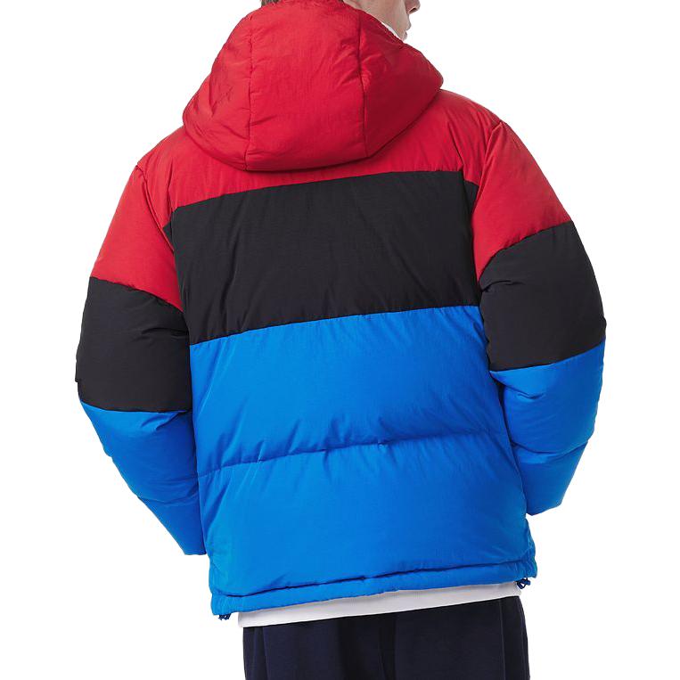 LACOSTE  Colorblock Hooded Down Jacket - Blue Warm Winter Coat BH0207-UBW 圖 5