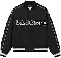Order LACOSTE 拼色標誌棒球外套 黑色 BH5971-031