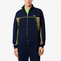 Purchase Lacoste Colorblock Logo Zip-Up Sweatshirt Blue - Casual College Style. SH2808-IBG