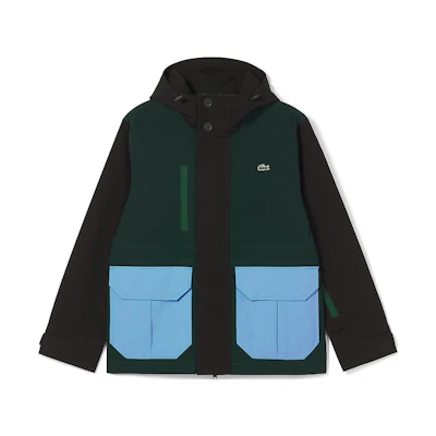 LACOSTE Colorblock Pocket Design Hooded Jacket BH0556-NDN