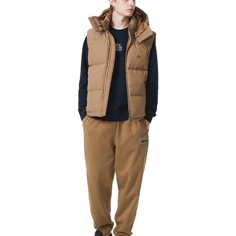 Purchase LACOSTE Rompi Tanpa Lengan Berkerudung Lepas Warna Khaki. BH1611-SIX