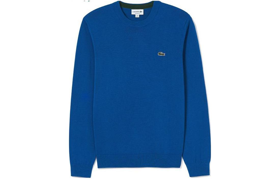 Order LACOSTE  Fashion Simple Solid Knit Sweater Long-Sleeve Bright Blue. AH1985-131089-K1Q