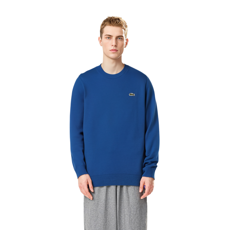 Purchase LACOSTE  Fashion Simple Solid Knit Sweater Long-Sleeve Bright Blue. AH1985-131089-K1Q