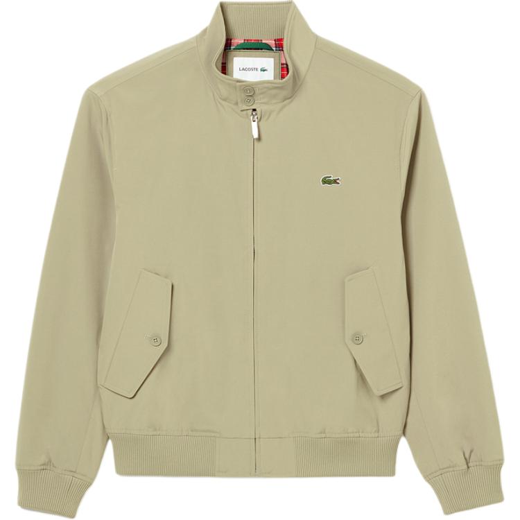 LACOSTE  French Style Harrington Waterproof Zip Jacket Beige BH6242-CB8