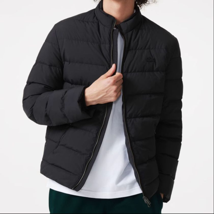 Lookbook LACOSTE  FW23 Black Quilted Zip-Up Jacket BH9329-031