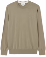 LACOSTE FW23 Camel Crewneck Knit Sweater Long Sleeve Casual Pullover AH1969-CBB LACOSTE FW23 Camel Crewneck Knit Sweater Long Sleeve Casual Pullover AH1969-CBB