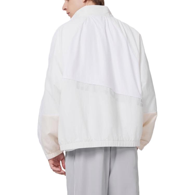 Shop LACOSTE  FW23 Colorblock Zip Jacket Light Orange BH5949-QIM