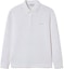 Buy LACOSTE FW23 White Long-Sleeve Polo Shirt Classic Solid Color PH6248-001