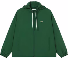 LACOSTE Green Crocodile Logo Patchwork Hoodie Jacket Long Sleeve. BH6291-132 LACOSTE Green Crocodile Logo Patchwork Hoodie Jacket Long Sleeve. BH6291-132