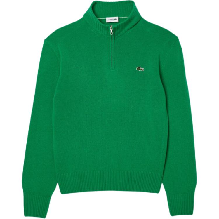 LACOSTE  Green High Neck Oversized Comfortable Long-Sleeve Sweater. AH3052-LDM 圖 2