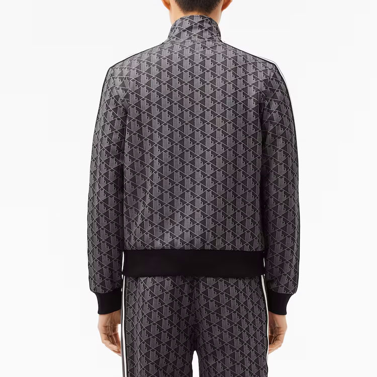 LACOSTE  Grey Colorblock Logo Embroidered Long-Sleeve Jacket. SH1368-4PC 圖 4