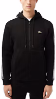 Lookbook LACOSTE Half-Zip Striped Sweatshirt Black. SH5065