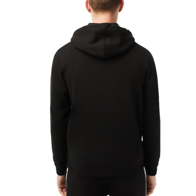 Shop LACOSTE  Half-Zip Striped Sweatshirt Black. SH5065