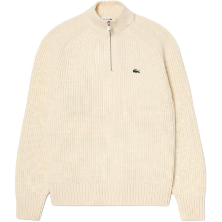 Lacoste  High-Neck Pullover Sweater White AH3134-XFJ 圖 2