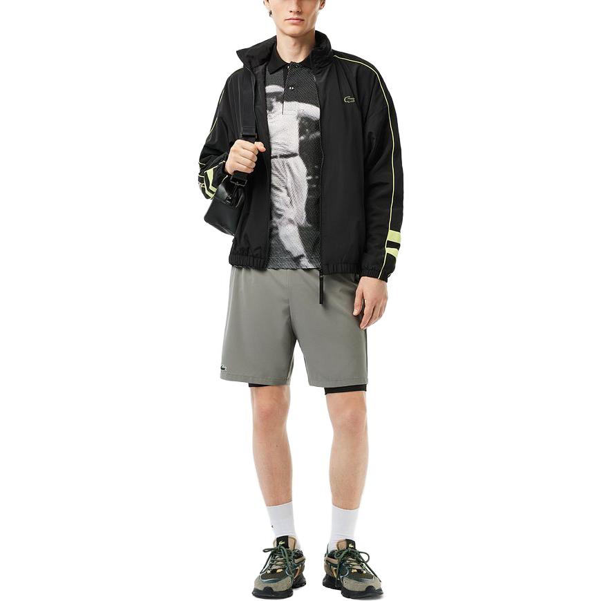 Lookbook LACOSTE  Hooded Jacket with Logo Print BH5983-6VT