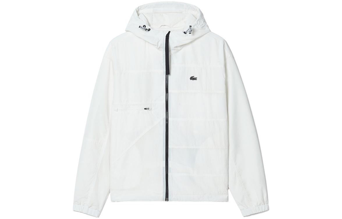 Lacoste  Lightweight Hooded Jacket White BH0150-98