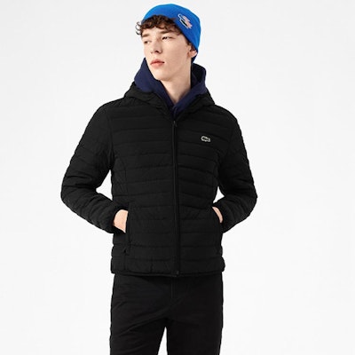 LACOSTE 轻便连帽羽绒夹克 - 纯色保暖 BH8522 Lookbook LACOSTE 轻便连帽羽绒夹克 - 纯色保暖 BH8522