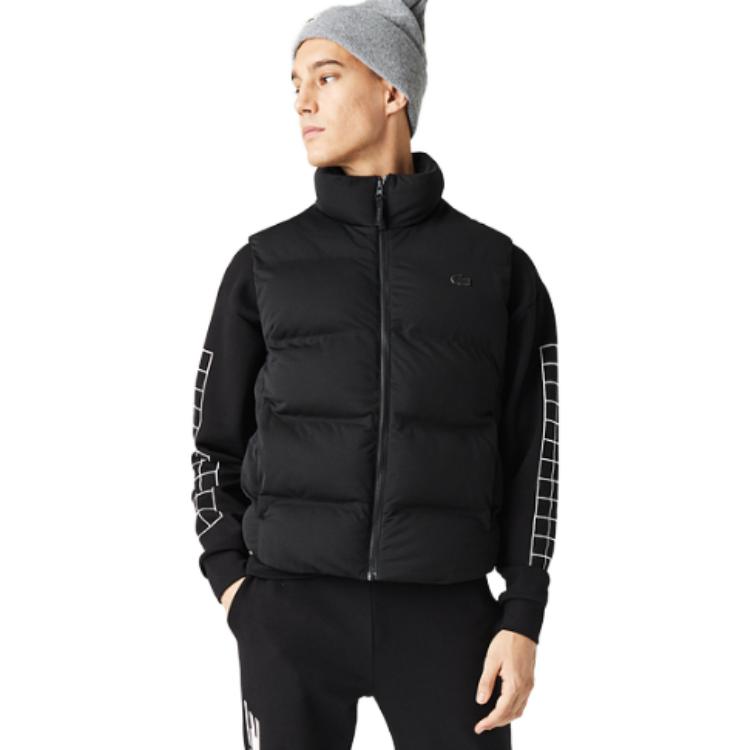 Shop ラコステ 軽量保温スタンドカラーベスト BH4609