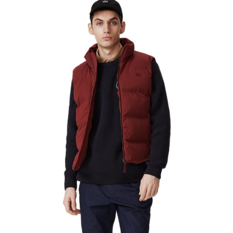 Cheap ラコステ 軽量保温スタンドカラーベスト BH4609