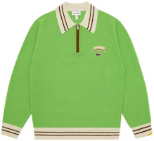 Order LACOSTE 徽標印花長袖寬鬆版型Polo毛衣. AH3261
