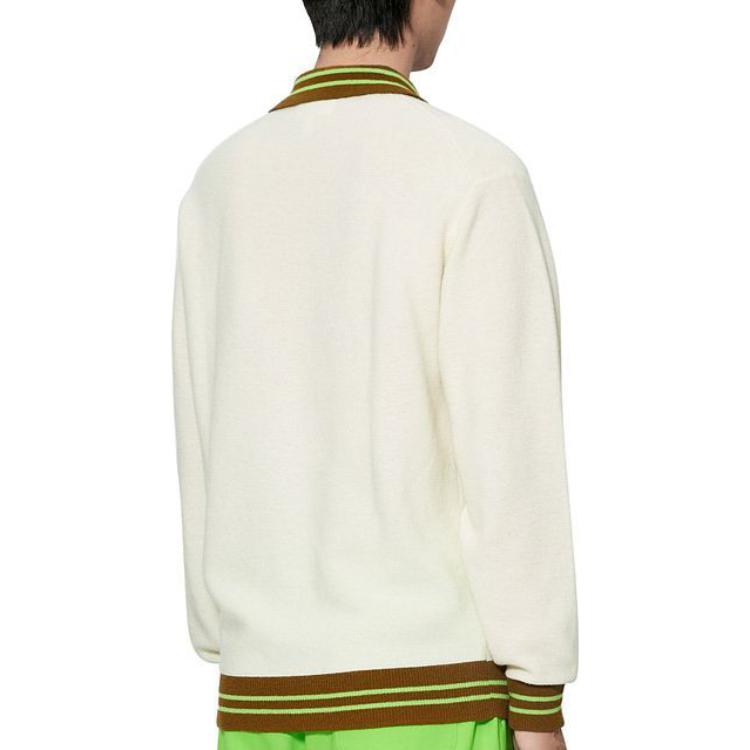 LACOSTE  Logo Print Long Sleeve Loose Fit Polo Sweater. AH3261 圖 6