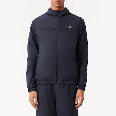 라코스테 로고 집업 후드 재킷, 다크 그레이. BH3466-RT3 Shop 라코스테 로고 집업 후드 재킷, 다크 그레이. BH3466-RT3