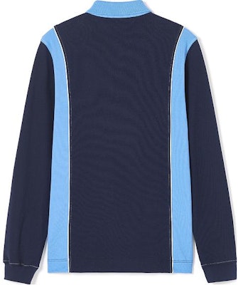 LACOSTE 寬鬆版拼色長袖POLO衫 海軍藍/藍色 KH5362-F65 Lookbook LACOSTE 寬鬆版拼色長袖POLO衫 海軍藍/藍色 KH5362-F65