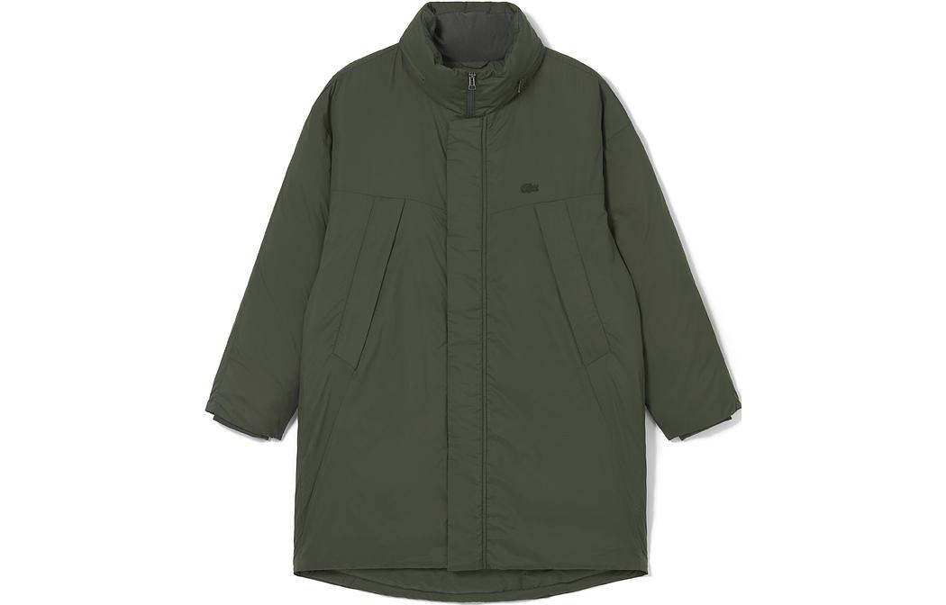 LACOSTE  Mid-Length Down Jacket with Logo - Warm and Stylish. BH6813