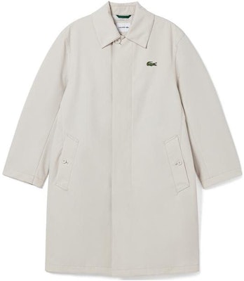 LACOSTE 中长款宽松版型纽扣风衣外套. BH5946 Details for LACOSTE 中长款宽松版型纽扣风衣外套. BH5946