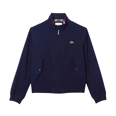 LACOSTE Midnight Blue Zip-Up Jacket - Simple, Comfy & Solid Color. BH0538-166