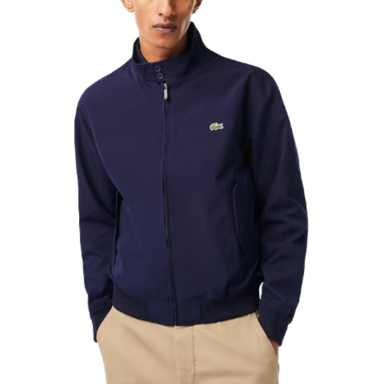 LACOSTE  Midnight Blue Zip-Up Jacket - Simple, Comfy & Solid Color. BH0538-166 圖 3