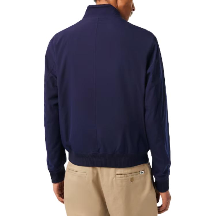 LACOSTE  Midnight Blue Zip-Up Jacket - Simple, Comfy & Solid Color. BH0538-166 圖 4