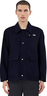 LACOSTE 海軍藍實用夾克,大口袋經典領設計。 BH7277-HDE Purchase LACOSTE 海軍藍實用夾克,大口袋經典領設計。 BH7277-HDE