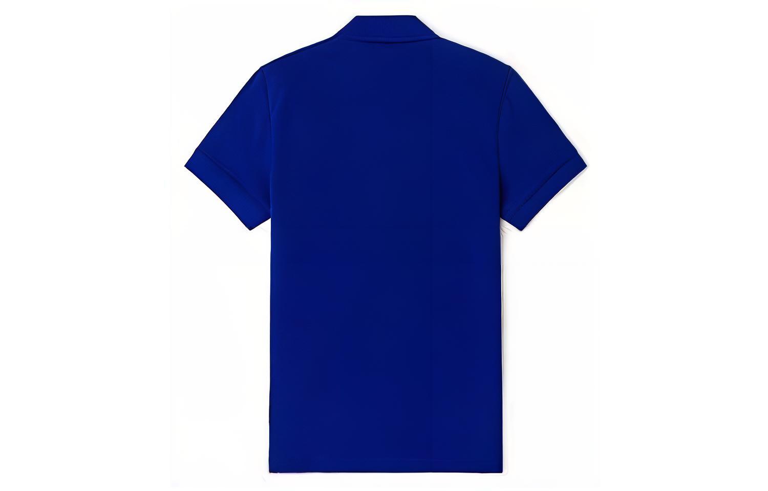 Lookbook LACOSTE 寶石藍刺繡短袖休閒Polo衫 PH7937-BDM