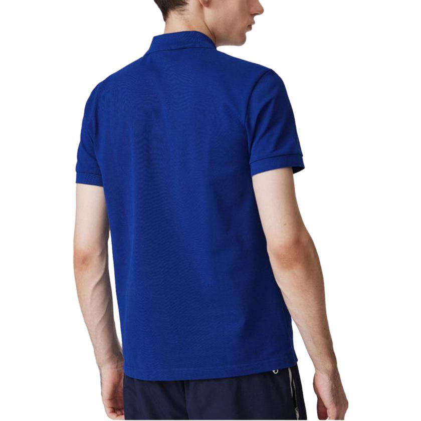 Purchase LACOSTE 寶石藍刺繡短袖休閒Polo衫 PH7937-BDM