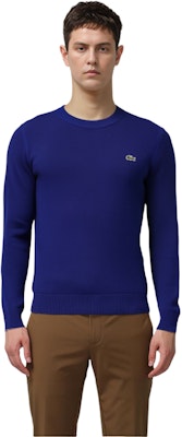 LACOSTE Suéter Cuello Redondo Animal Print Cashmere Puro - Azul Gemstone AH6807-BDM Purchase LACOSTE Suéter Cuello Redondo Animal Print Cashmere Puro - Azul Gemstone AH6807-BDM