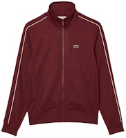 Lacoste Red Striped Zip-Up Long Sleeve Jacket SH1457-YUP Lacoste Red Striped Zip-Up Long Sleeve Jacket SH1457-YUP