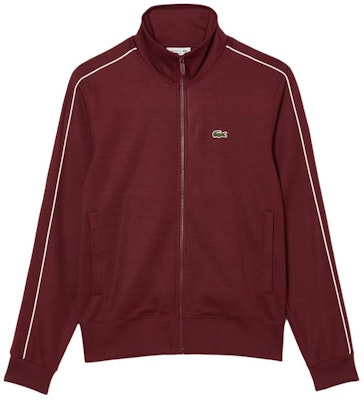 Lacoste Red Striped Zip-Up Long Sleeve Jacket SH1457-YUP Buy Lacoste Red Striped Zip-Up Long Sleeve Jacket SH1457-YUP