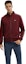 Shop Lacoste Red Striped Zip-Up Long Sleeve Jacket SH1457-YUP