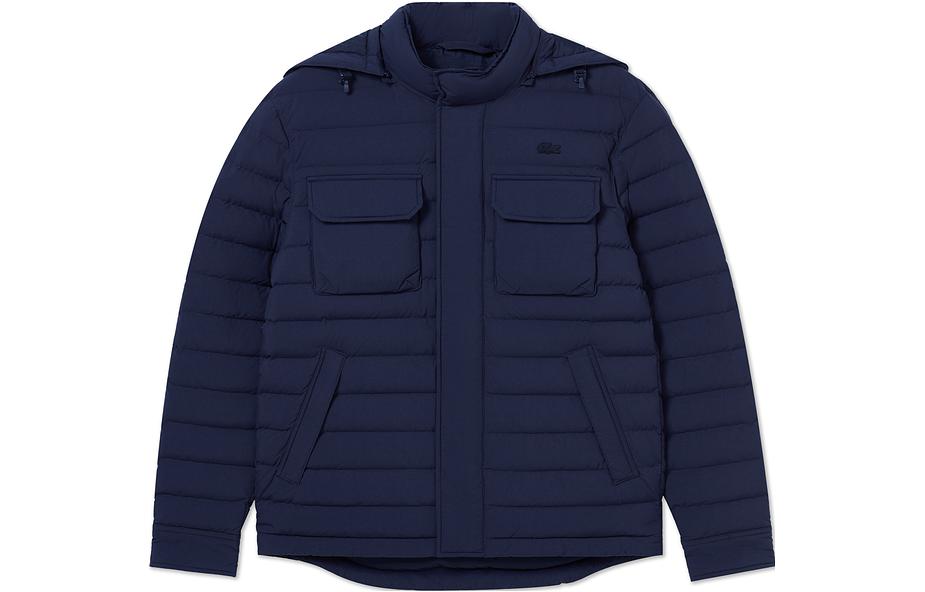 LACOSTE  Removable Hood Cotton Jacket Beige. BH8537 圖 4