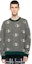 Purchase LACOSTE Retro Print Loose Fit Crewneck Sweater Green. AH0253-LVT