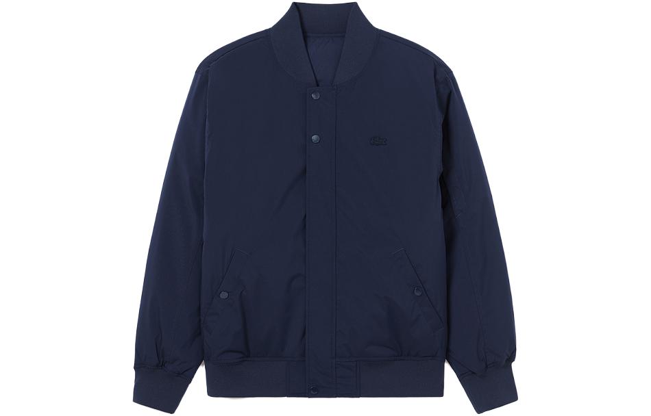 LACOSTE  Reversible Baseball Collar Down Jacket Navy FW23 Warm Outerwear BH8526-166 圖 2